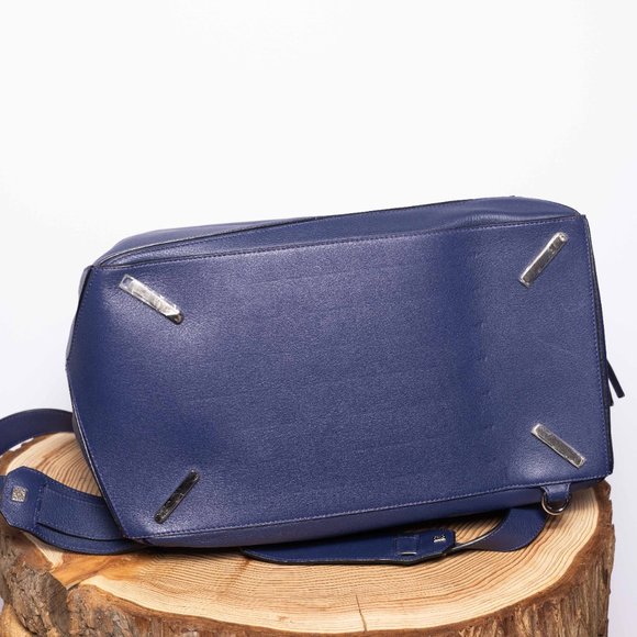 Loewe Puzzle bag Large Blue Purse in Calf Skin - Picture 10 of 16